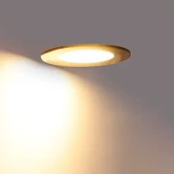 Spot encastré moderne noir avec LED 3 niveaux de luminosité IP65 - Blanca