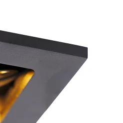 Spot encastré moderne orientable noir - Qure