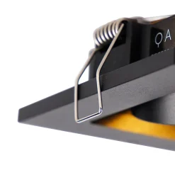 Spot encastré moderne orientable noir - Qure