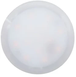 Spot encastré modulaire LED Nova Plus Coin rond 50mm Coin 6W 470lm 230V gradable 2700K Satiné