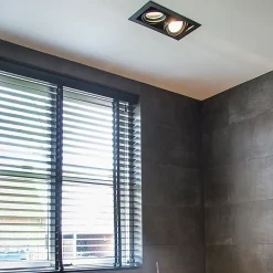 Spot encastré noir orientable AR111 2 lumières - Oneon