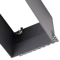 Spot encastré noir orientable et inclinable sans bordure 2 spots - Oneon Honey