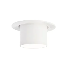 Spot encastré rond blanc orientable moderne - Installa