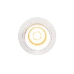 Spot encastré rond blanc orientable moderne - Installa