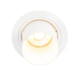 Spot encastré rond blanc orientable moderne - Installa
