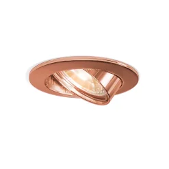 Spot encastré rond en cuivre inclinable - Edu