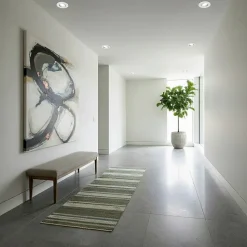 Spot encastrable au plafond IP44 blanc, ampoule 6500K 7,5W GU10, orientable, encastrable, POLI EDO, 1 pc.