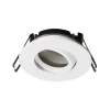 Spot encastrable au plafond IP44 blanc, ampoule 6500K 5,5W GU10, orientable, encastrable, POLI EDO, 1 pc.