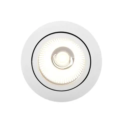 Spot encastrable blanc 9,5 cm avec LED 1015 lm Dimmable IP65 - Gaius