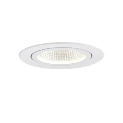 Spot encastrable blanc 9,5 cm avec LED 1015 lm Dimmable IP65 - Gaius