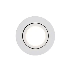 Spot encastrable blanc 6,8 cm avec LED 545 lm à intensité variable IP65 - Gaius