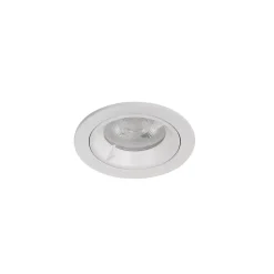 Spot encastrable Caius GU10 blanc neutre IP44 345lm 4.7W Ø8.5xH.10.1cm blanc GoodHome