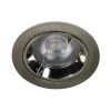 Spot encastrable Caius LED GU10 Ø8,5cm IP44 345lm 50W 5.2W GoodHome blanc neutre chrome