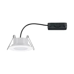 Spot encastrable Calla LED intégrée 4000K IP65 680lm rond orientable blanc dépoli Paulmann