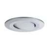Spot encastrable Calla LED intégrée 4000K IP65 680lm rond orientable chrome mat Paulmann
