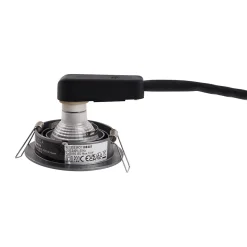 Spot encastrable chuck - 1 lumière - D 9.2 cm - Gris foncé - Moderne - Éclairage intérieur - Salon I Chambre I Cuisine I Salle à