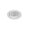 Spot encastrable Debye GU10 blanc chaud IP20 dimmable 520lm 5.8W Ø8.5xH.9.4cm blanc GoodHome