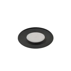 Spot encastrable Etana LED intégrée blanc chaud IP65 410lm 4.7W Ø8.5cmxH.3.1cm métal noir GoodHome