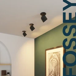 Spot encastrable Fossey GU10 IP20 P.16cmxØ9cmxH.16cmxL.9cmxl.9cm noir GoodHome