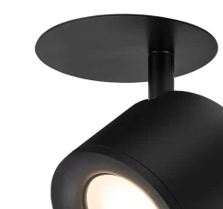 Spot encastrable Fossey GU10 IP20 P.16cmxØ9cmxH.16cmxL.9cmxl.9cm noir GoodHome