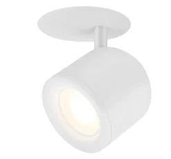 Spot encastrable Fossey GU10 IP20 P.16cmxØ9cmxH.16cmxL.9cmxl.9cm blanc GoodHome