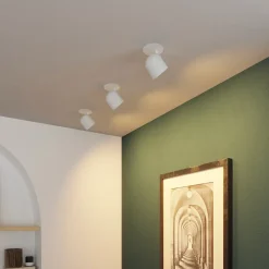 Spot encastrable Fossey GU10 IP20 P.16cmxØ9cmxH.16cmxL.9cmxl.9cm blanc GoodHome