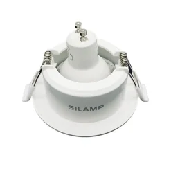 Spot Encastrable GU10 LED Orientable Rond BLANC - SILUMEN - Compatible avec les ampoules GU10
