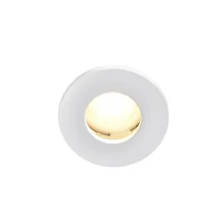 Spot encastrable Hades GU5.3 blanc chaud IP65 345lm 4.4W Ø8xH.8.2cm blanc GoodHome