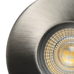 Spot encastrable Hades GU5.3 blanc neutre IP65 345lm 4.4W Ø8xH.8.2cm chrome GoodHome