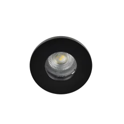 Spot encastrable Hades GU5.3 blanc chaud IP65 345lm 4.4W Ø8xH.8.2cm noir GoodHome