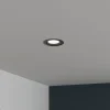 Spot encastrable Hobson LED intégrée blanc neutre IP20 dimmable 450lm 6.1W Ø8.8xH.5.3cm noir GoodHome