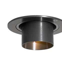 Spot encastrable installa - 1 lumière - D 7.7 cm - Gris foncé - Moderne - Éclairage intérieur - Salon I Chambre I Cuisine I