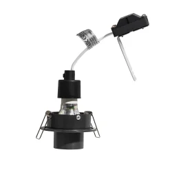 Spot encastrable installa - 1 lumière - D 7.7 cm - Gris foncé - Moderne - Éclairage intérieur - Salon I Chambre I Cuisine I