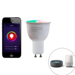 Spot encastrable intelligent noir IP65 avec Wifi GU10 - Done