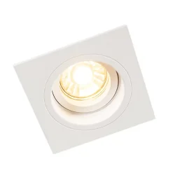Spot encastrable intelligent blanc carré avec WiFi GU10 - Chuck