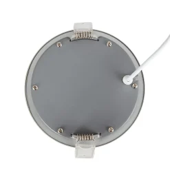 Spot encastrable Karluk LED intégrée variation de blancs IP65 850lm 10W Ø12xH.2,4cm argent GoodHome