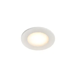 Spot encastrable Leavitt LED intégrée blanc chaud IP44 300lm 4.5W Ø8.5xH.4.7cm blanc GoodHome