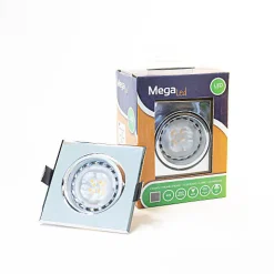 Spot encastrable LED amovible argenté 4W (eq. 40W)