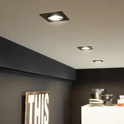 Spot encastrable LED amovible argenté 4W (eq. 40W)