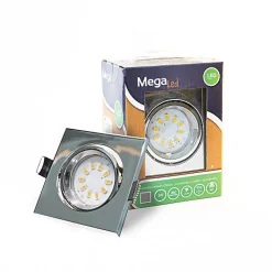 Spot encastrable LED amovible chrome 2W (eq. 20W)