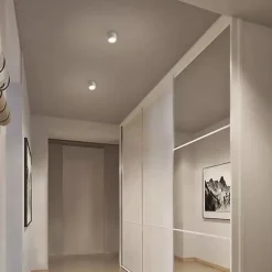 Spot Encastrable LED BLANC et NOIR pour Intérieur - SILUMEN - GU10 - Aluminium