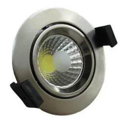Spot Encastrable LED COB Rond Orientable 8W 60 ALU - Blanc Chaud 2300k - 3500k - SILUMEN