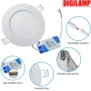 Spot Encastrable Led Downlight Panel Extra-plat 6w Blanc Froid 6000k