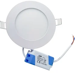 Spot Encastrable Led Downlight Panel Extra-plat 6w Blanc Chaud 3000k