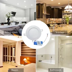 Spot Encastrable Led Downlight Panel Extra-plat 5w Blanc Froid 6000k