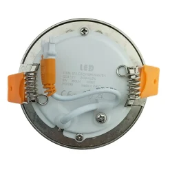 Spot Encastrable Led Inox Downlight Panel Extra-plat 5w Blanc Neutre 4000k