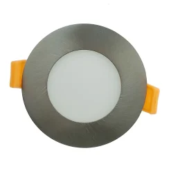 Spot Encastrable Led Inox Downlight Panel Extra-plat 5w Blanc Neutre 4000k