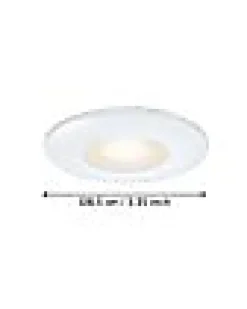 Spot encastrable LED IP65 GU10 5W blanc 345lm Ø8,5cm Eglo, Margo