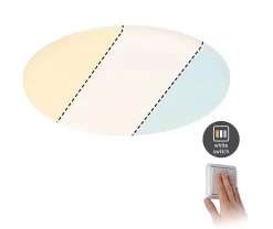 Spot encastrable LED IP44 14W blanc froid et blanc chaud 1500lm ⌀18,5cm Paulmann, Veluna Varifit