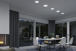 Spot encastrable LED IP44 14W blanc froid et blanc chaud 1500lm ⌀18,5cm Paulmann, Veluna Varifit